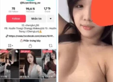 Hot Tiktoker Huyền Trang 2004 Lộ Clip Call Video Show Hàng